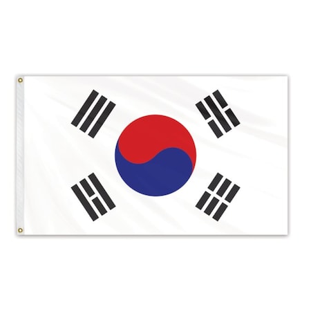 South Korea Outdoor Fly Bright Flag 3'x5'